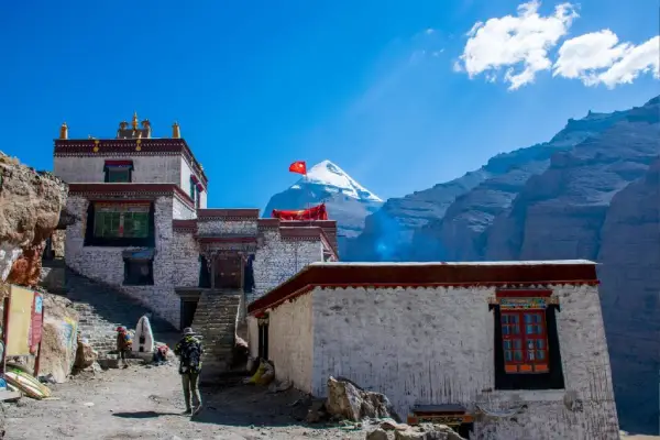 Darchen to Dirapuk Monastery (Trek Day 1: 13km) (B)